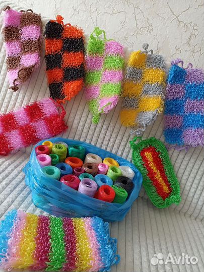 Мочалка ручной работы