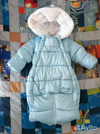 Детский комбинезон-трансформер зима-осень