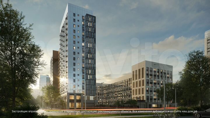 3-к. квартира, 58,9 м², 3/17 эт.