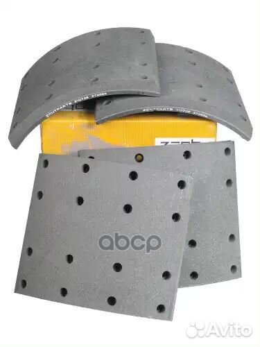 Накладки торм. с заклепк. 1-рем 19932 20.0