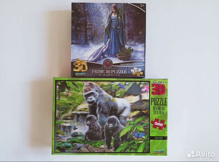 Новые пазлы объёмные 150 500 деталей пазл Prime 3D