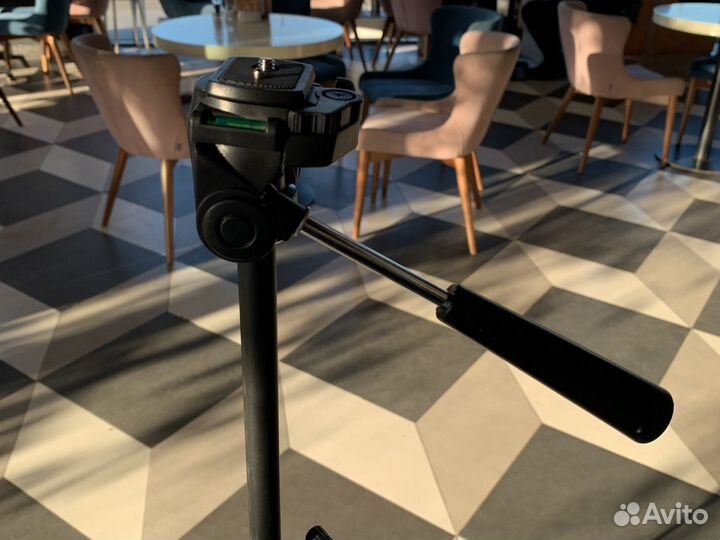 Штатив—трипод Era esca-3512 50/130 черный, чехол