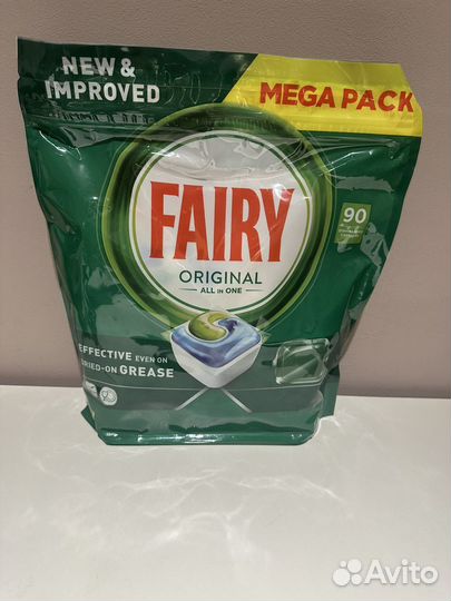 Капсулы fairy из Финляндии 90 шт