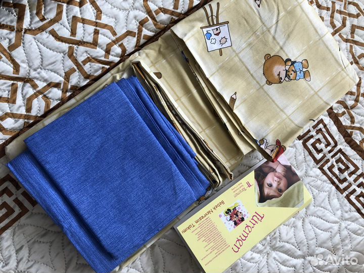 Детское постельное белье новое