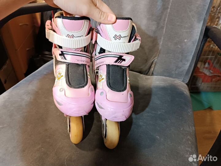 Роликовые коньки детские раздвижные