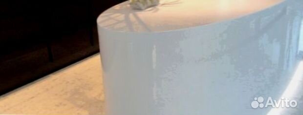 Барная стойка для клиники из искусственного камня