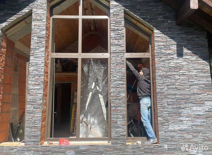 Остекление окон и балконов пвх