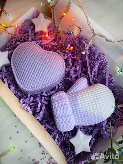 Новогодний набор мыло ручной работы