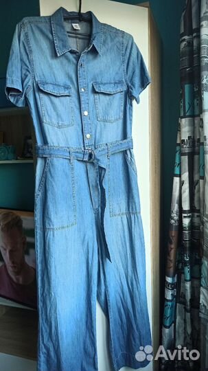 Комбинезон женский джинсовый 46 48