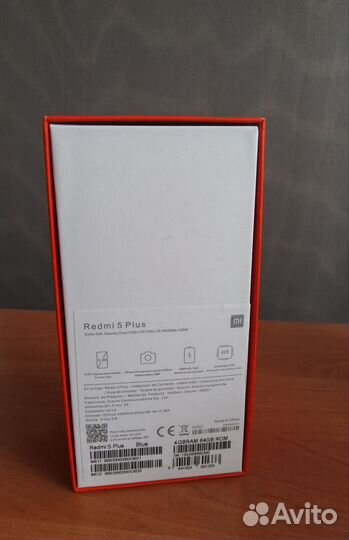 Xiaomi Redmi 5 Plus, 4/64 ГБ