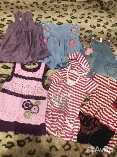 Вещи пакетом на девочку 92 98