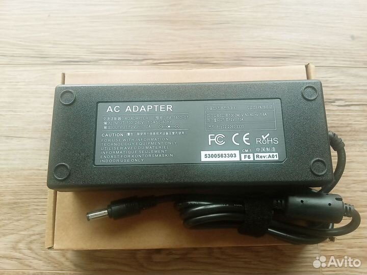 Блок питания 12V 10A 120W LED-подсветки, светодиод