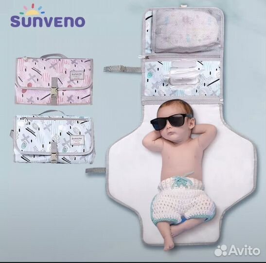 Пеленальный коврик дорожный