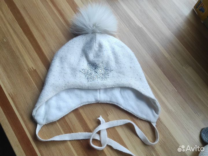 Шапка зимняя для девочки 50 52