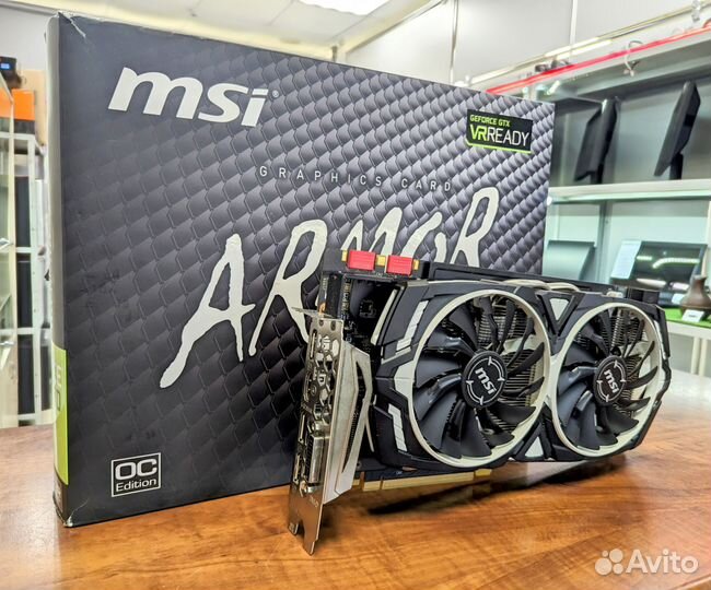 Видеокарта MSI GTX 1070 8GB Armor OC