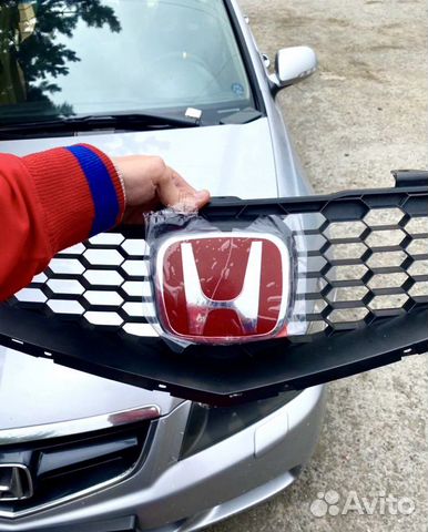 Комплект красных эмблем для Honda Accord 7