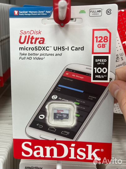 Карта памяти MicroSD 4 gb - 256 gb в ассортименте