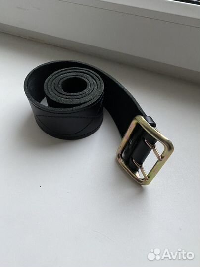 Ремень мужской кожанный офицерский