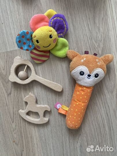 Погремушки игрушки грызунки