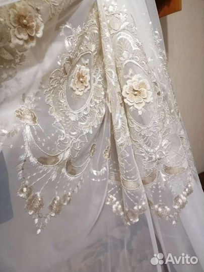 Тюль готовый 5м