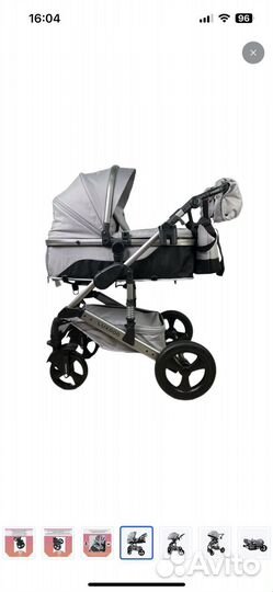 Детская коляска трансформер 2 в 1