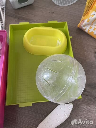 Клетка для хомяка с тунелями