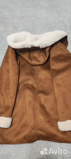 Дубленка для девочки mango