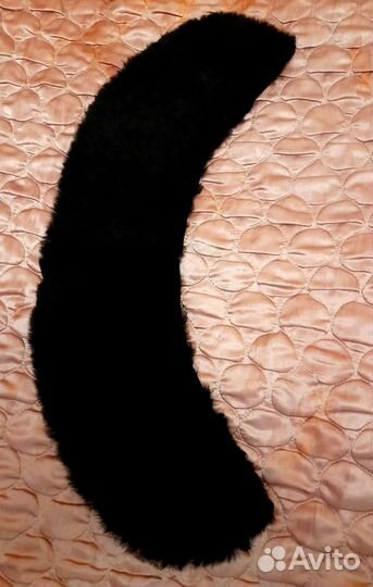 Воротник цигейка СССР чёрный