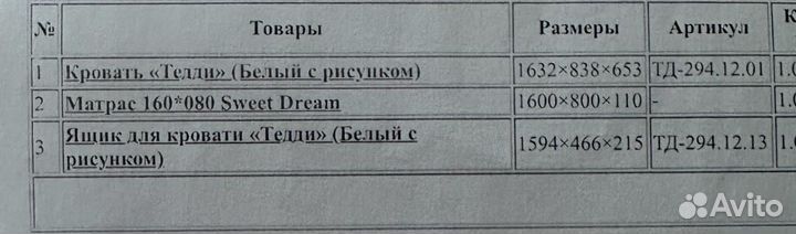 Детская кровать