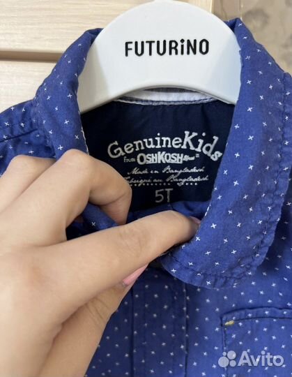 Рубашка oshkosh на 5 лет
