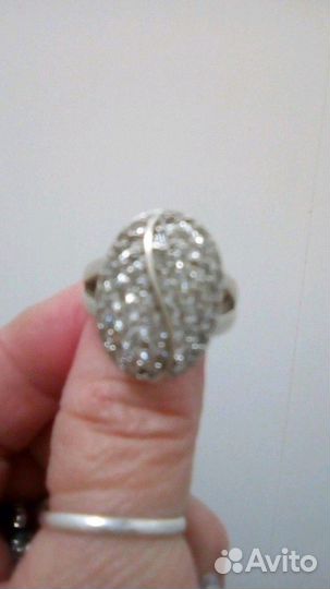 Серебряное кольцо винтаж