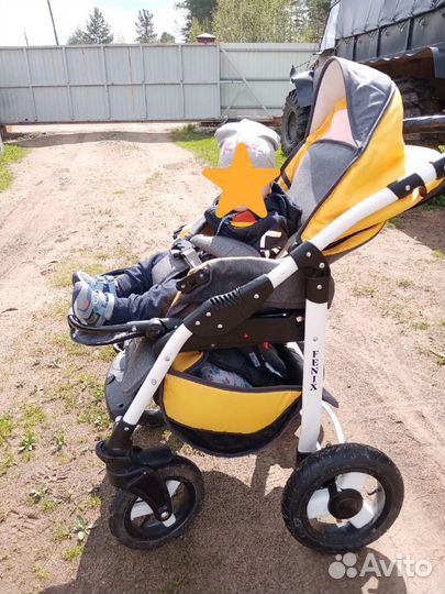 Коляска 2 в 1 Teddy fenix
