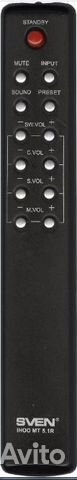 Пульт заменяющий для Sven ihoo MT 5.1R (YF-3R)