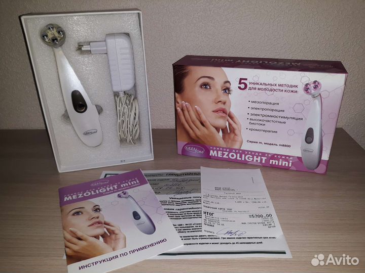 Прибор для лица Gezatone Mezolight mini