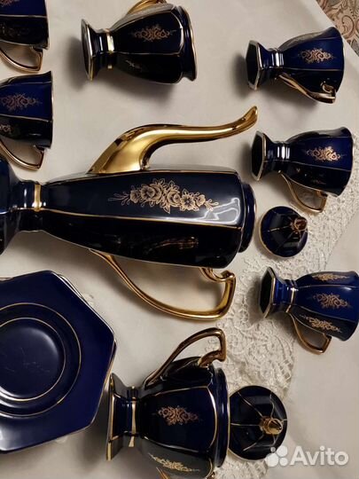 Немецкий кофейный сервиз. Новый