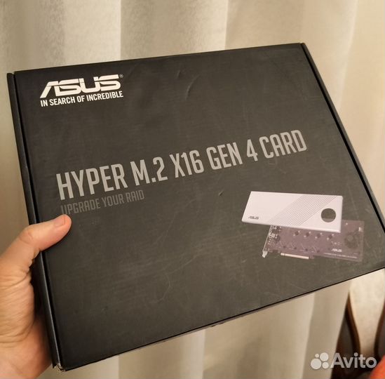 Asus hyper m.2 x16 gen 4 card