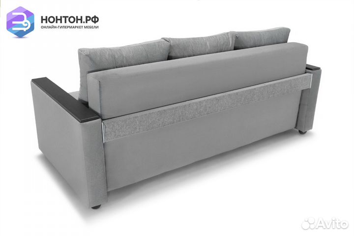 Диван еврокнижка Денвер серый