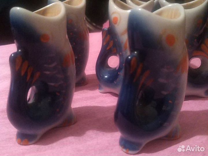 6 рюмок рыбок лфз