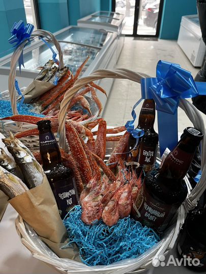 Корзинка из морепродуктов