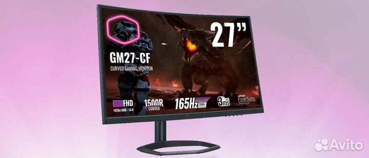 Монитор Cooler Master gm27-cfx на запчасти