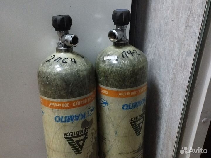 Композитные баллоны с жатым воздухом заправленные