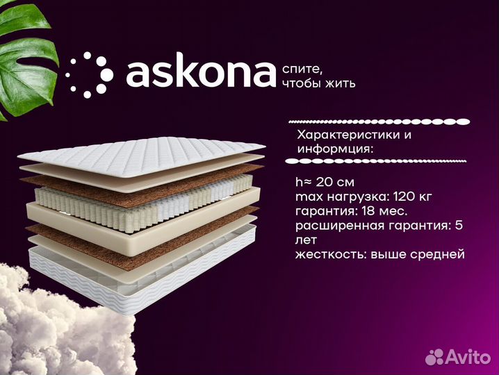 Матрасы аскона