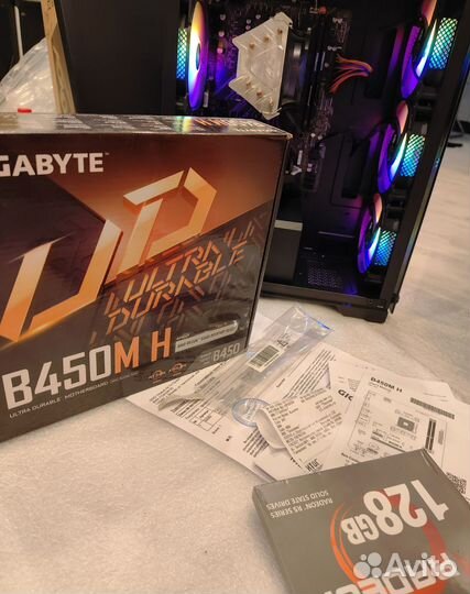 Пк в сборе/Ryzen 7+22 монитор/RX Radeon/мощный пк