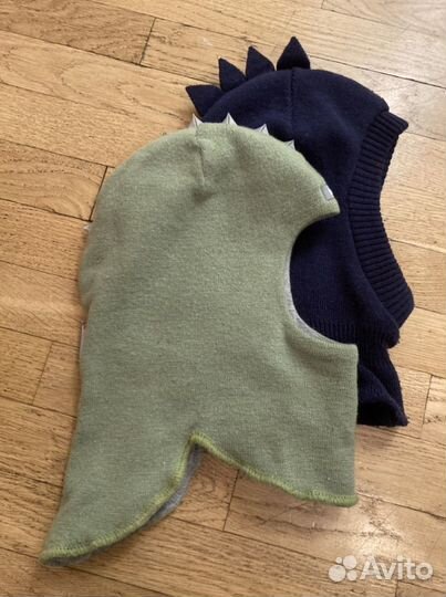 Шапка шлем комплект из 2-х штук 50-53 см