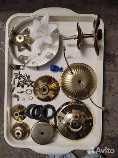 Запчасти, плафоны фурнитура для люстр