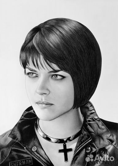 Реалистичные портреты с фото карандашом