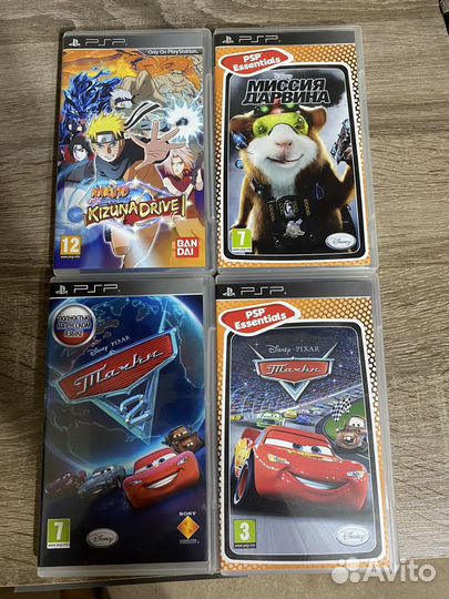 Диски с играми для Sony PSP