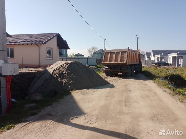 Песок, гравий, щебень с доставкой от 1 до 30 тонн