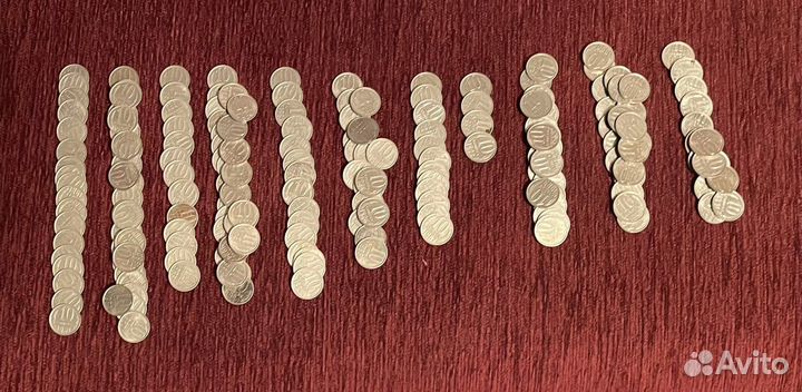 Монеты СССР 10 копеек 272 шт