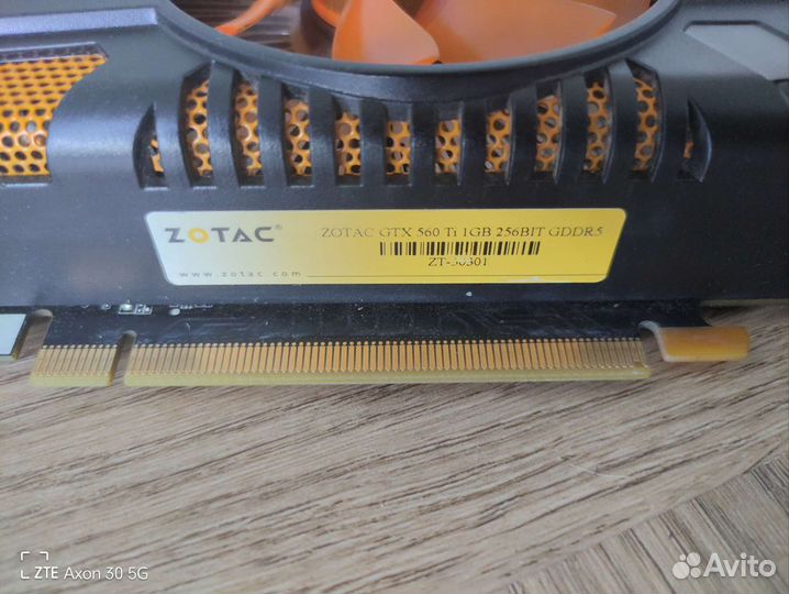 Видеокарта zotac GTX 560 TI 1GB